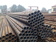 What is the outer diameter of a steel pipe with an inner diameter of 130 commonly used in industrial projects