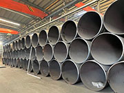 Thick-walled submerged arc welded straight seam steel pipe is a strong and sturdy building pillar