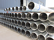 Post-treatment and maintenance of galvanized steel pipes