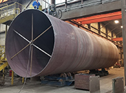 What environments are large-diameter steel pipe suitable for